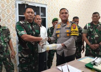 Gerak Cepat, Kodim 0317/TBK Amankan 9.3 Kg Narkotika Jenis Sabu Temuan Nelayan
