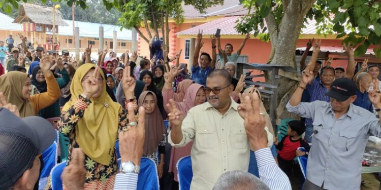 Perjuangkan Jalan Belat Hingga 17 Km, Warga Sungai Asam Pilih Rudi-Rafiq Pimpin Kepri
