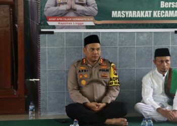 Kapolres Lingga Pererat Silaturahmi di Singkep Barat