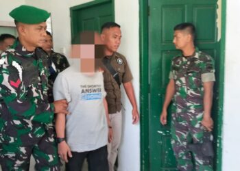 Dibantu Masyarakat, Babinsa Sungai Pasir  Tangkap Dua Terduga Pelaku Pengedar Narkoba di Tower Bukit Tembak