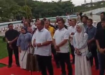 Taufik-Rianto Deklarasi Kemenangan Sementara Bupati Dan Wakil Bupati Asahan