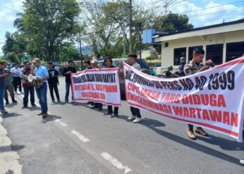 Wartawan Demo Kejaksaan