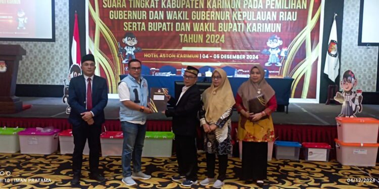 KPU Karimun Gelar Rapat Pleno Terbuka Rekapitulasi Hasil Pilkada 2024