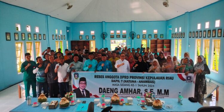 Bunguran Timur Laut Jadi Sasaran Perdana Reses Amhar DPRD Kepri