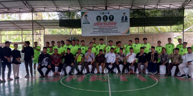 Tingkatkan Kualitas Kerukunan Umat Beragama, PCNU Aceh Singkil Gelar Turnamen Futsal Lintas Agama