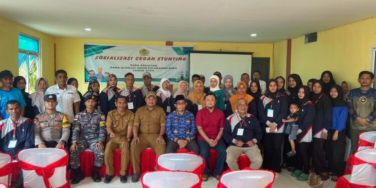 Warga Buru Dapat Sosialisasi Pencegahan dan Penanganan Stunting