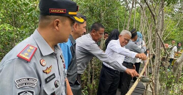 Rutan Karimun Budidaya Kepiting Bakau di Hutan Mangrove