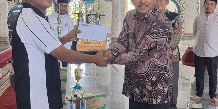 DMI Aceh Singkil Umumkan Pemenang Lomba Kebersihan Masjid Tahun 2024