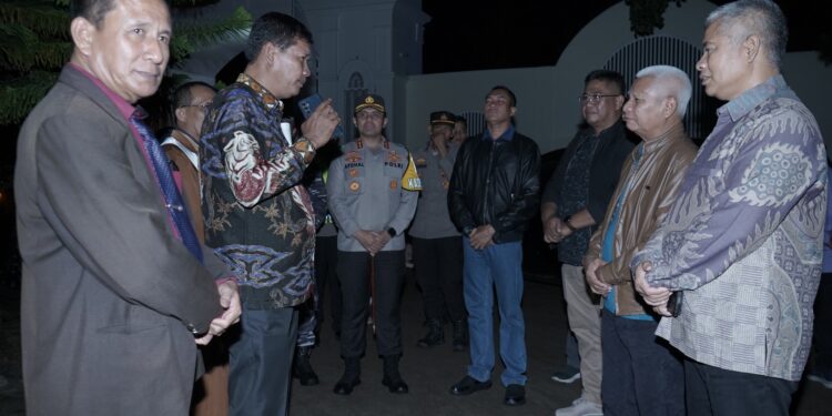 Bupati Asahan dan Forkopimda Monitoring Perayaan Natal 2024