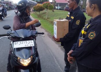 Gagak Hitam Lingga Turun ke Jalan Bantu Kesembuhan Roni yang Alami Pendarahan Otak