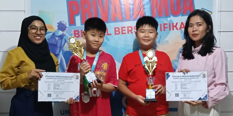 Raih Emas, Siswa Bimbel Privata Moa Dabo Singkep Kompetisi Sains Akademik Indonesia Tingkat Nasional