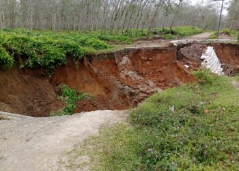 Jalan Penghubung 2 Kecamatan Longsor, Pemkab Asahan Diminta Bangun Drainase