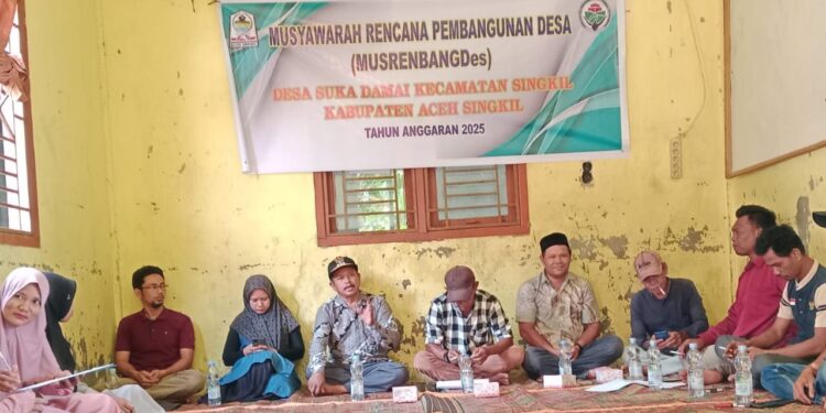 Musrembangdes Suka Damai 2025 Fokus pada Efisiensi Anggaran demi Kemajuan Desa