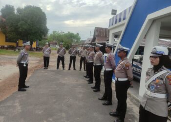 IPTU Abdrurrahman Pimpin Apel Pagi Satlantas Polres Lingga