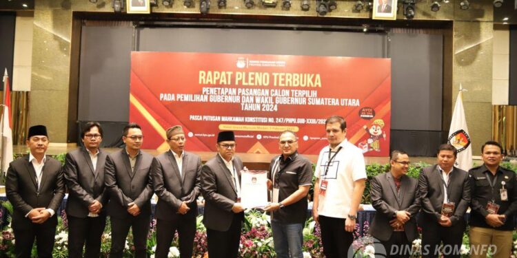 KPU Sumut Tetapkan H Surya BSc Sebagai Wagubsu Terpilih Periode 2025-2030