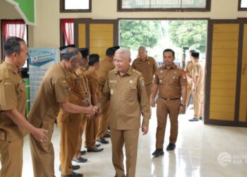 Bupati Asahan Temu Pamit dengan Sejumlah Perangkat Kecamatan