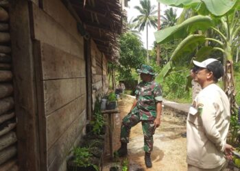 Kodim 0318/Natuna dan Pemda Natuna Tinjau Lokasi TMMD 123 di Desa Selemam