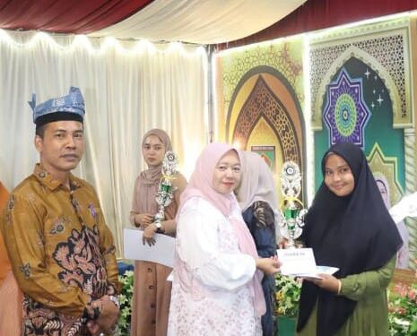 Desa Perkebunan Gunung Melayu Raih Juara Umum Pada MTQ Kecamatan Rahuning