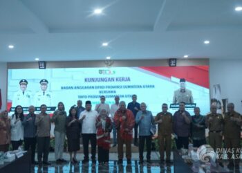 Dalam Rangka Pembahasan Realisasi DBH, Bangar DPRD Provsu Kunker di Kabupaten Asahan