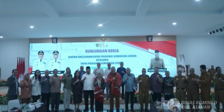 Dalam Rangka Pembahasan Realisasi DBH, Bangar DPRD Provsu Kunker di Kabupaten Asahan