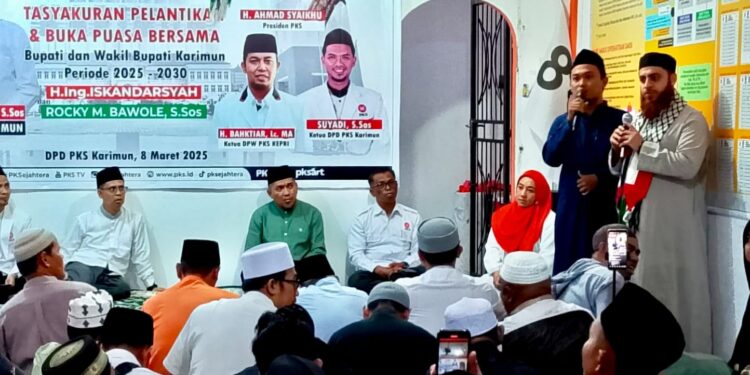 DPD PKS Gelar Tasyakuran Pelantikan Bupati dan Wakil Bupati Karimun Sekaligus Bukber