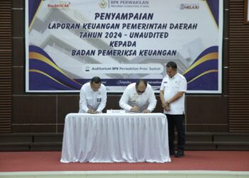 Pemkab Asahan Serahkan Laporan Keuangan Daerah Unaudited TA 2024