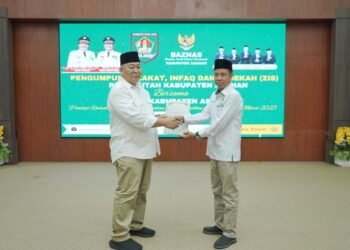 ZIS Tahun 1446 H/2025 M Pemkab Asahan Turun Sebesar 16,45%