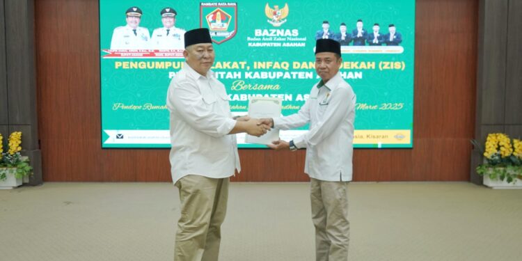 ZIS Tahun 1446 H/2025 M Pemkab Asahan Turun Sebesar 16,45%
