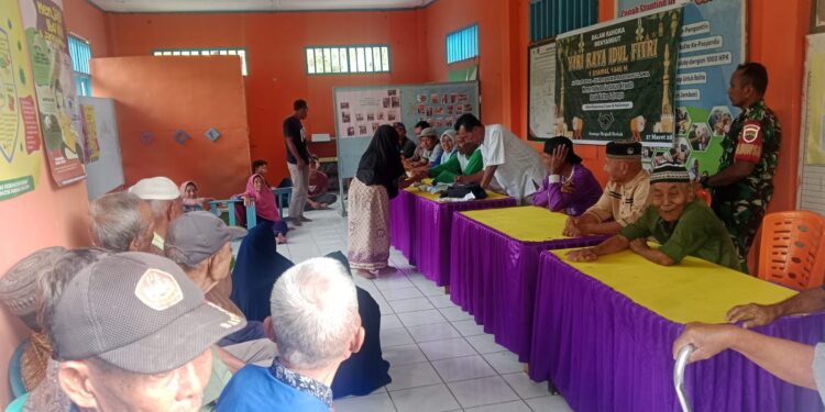 PUK K SPSI-F SPTI Saroha Hapesong Salurkan Bantuan