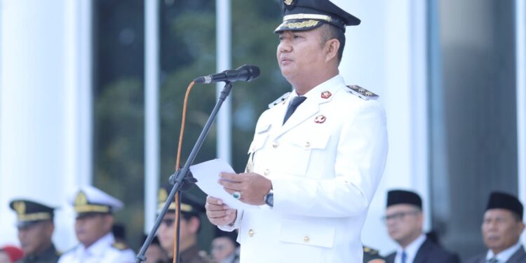 Wabup Asahan Pimpin Upacara Otonomi Daerah