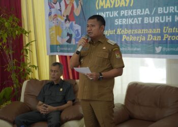 Wabup Asahan: Jadikan Peringatan Hari Buruh Sebagi Momentum Kebersamaan
