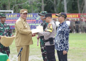 Bupati Asahan Buka TMMD ke- 124 di Desa Silo Bonto