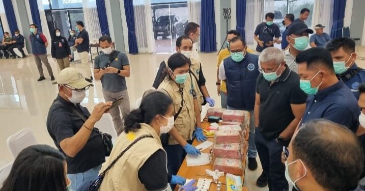 Timbang Ulang, Hasil Tangkapan Narkoba TNI AL Naik dari 1.9 Ton Jadi 2 Ton Lebih