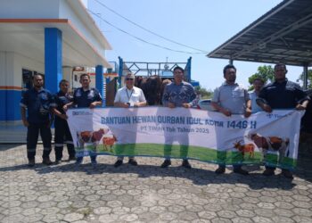 Masyarakat Bangka Barat Senang Dapat Hewan Kurban dari PT Timah Tbk