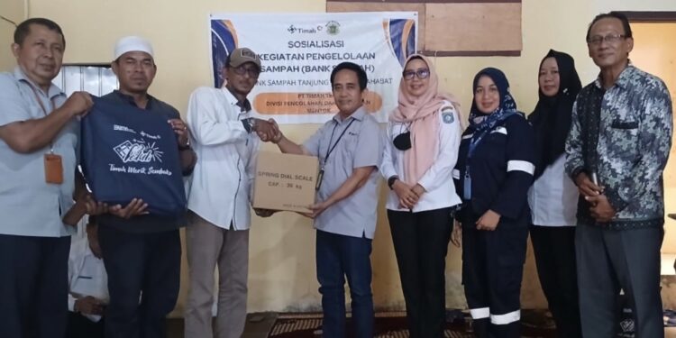 PT Timah Rangkul Bank Sampah Tanjung Elok Bersahabat