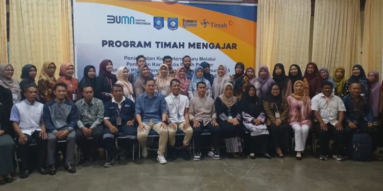 Puluhan Guru di Bangka Barat Antusias Ikuti Program Timah Mengajar