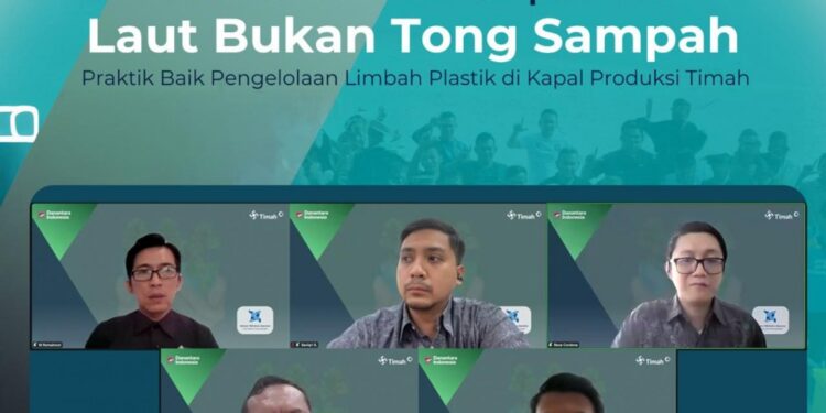 Laut Bukan Tong Sampah Jadi Tajuk Webinar PT Timah Pringati Hari Lingkungan Hidup Sedunia 2025