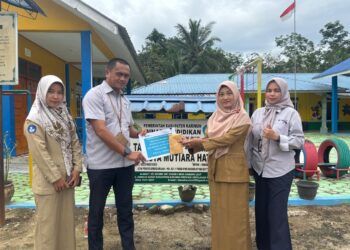 TK Swasta Mutiara Hati Dapat Bantuan dari PT Timah