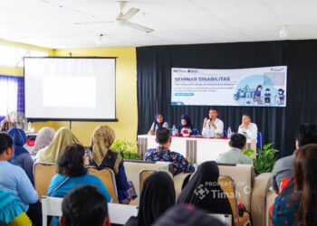 Orang Tua Siswa SLBN Koba Ikuti Seminar Mensukseskan Anak Berkebutuhan Khsusus dari PT Timah