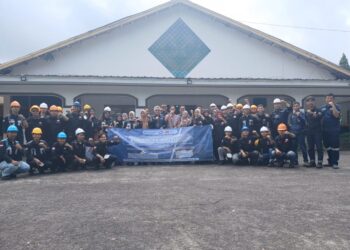 Mahasiswa Polman Babel datangi PT Timah Belajar Pengolahan dan Peleburan Timah