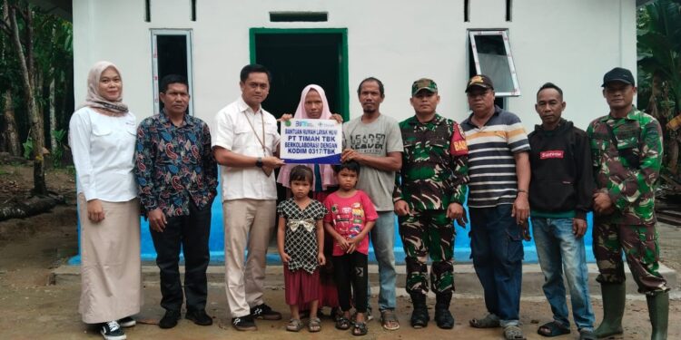 Tiga Warga di Kepri Dapat Bantuan Rumah Layak Huni dari PT Timah