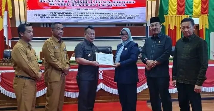 DPRD Lingga Gelar Sidang Paripurna, Bahas Sejumlah Ranperda dan Pertanggungjawaban APBD 2024