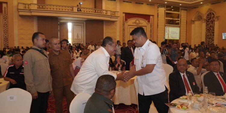 Bupati Asahan Hadiri Pelantikan Pengurus KONI Sumut Periode 2025-2029