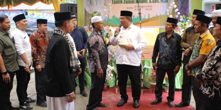 Musholla Al-Ikhlas Jadi Masjid di Desa Air Joman Baru, Bupati Asahan : Mari Makmurkan Masjid