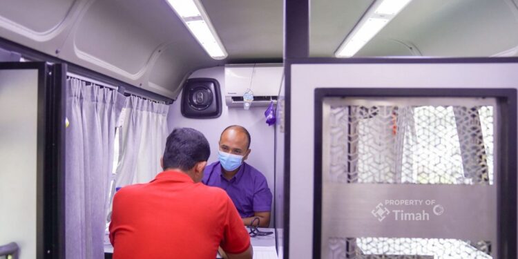 Peringati Bulan Bakti, Mobil Sehat PT Timah Beri Layanan Kesehatan Gratis kepada Warga Kundur