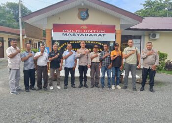 Wartawan Dan Kapolsek Pulau Raja Jalin Silaturahmi