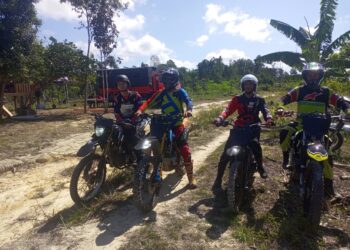 NTAC Natuna, Jiwa Besar di Atas Motor Trail Dalam Misi Rescue Didik Cs di Bukit Bedung 