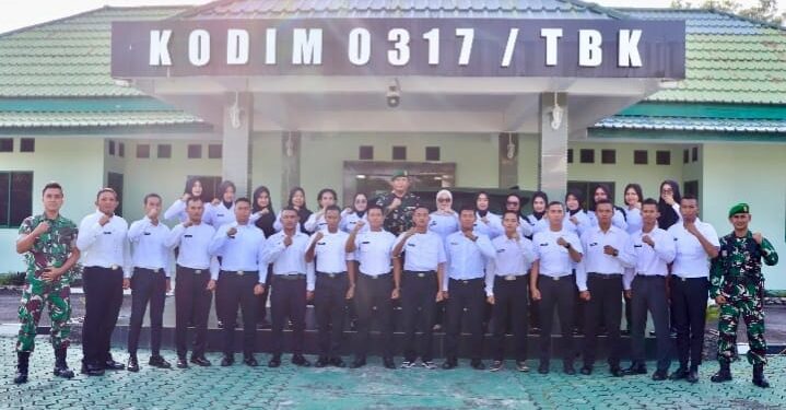 Kodim 0317/TBK Terima Laporan Anggota SPPI Beact 3 yang Baru Selesai Pendidikan