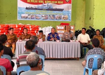 Di Pulau Subi, Komandan Kapal Polair Anggada 7016: Bendera Merah Putih Harus Hadir di Laut Natuna