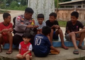 Citra Baru Polri: Anak-Anak Natuna Kini Tak Takut Polisi”